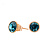 Пусеты Indicolite Fiore Luna SWE298 IN RG - миниатюра