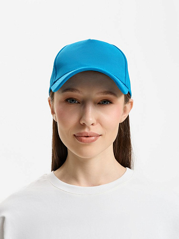 Бейсболка Yonkers, ярко-голубая - рис 9.