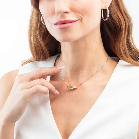 Колье Tricolour Coeur de Lion 2041/10-1633 - рис 2.