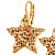 Серьги LIBRA SG GOLDEN Dyrberg Kern 450012 - миниатюра - рис 3.