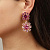 Серьги LINA SG ROSE/PINK Dyrberg Kern *440060 - миниатюра - рис 2.