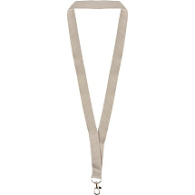 Ланьярд с карабином, бежевый