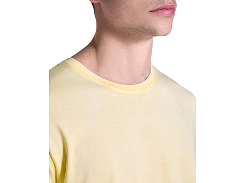 Футболка Corgi мужская, солнечно-желтый выстиранный WASHED - рис 6.