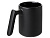 Кружка матовая с прямой ручкой Axio, 360 мл, черный - миниатюра