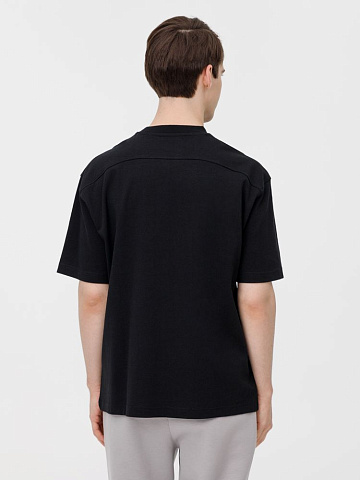 Футболка оверсайз унисекс Sideline, черная - рис 15.