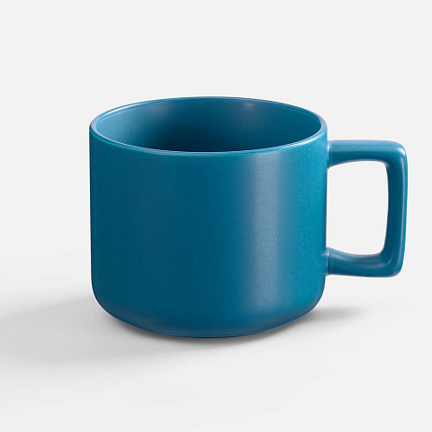 Чашка Jumbo в коробке матовая, морская волна - рис 3.