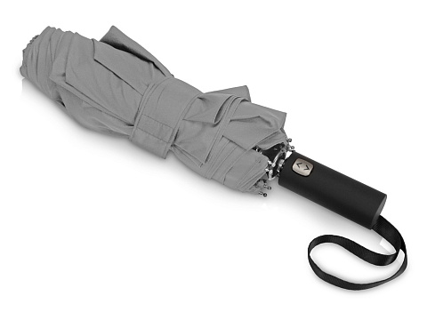 Зонт-автомат складной Кэнопи, серый - рис 3.