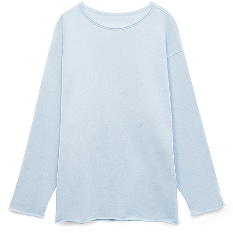 Лонгслив унисекс Siluetti Fuori, светло-голубой - рис 2.