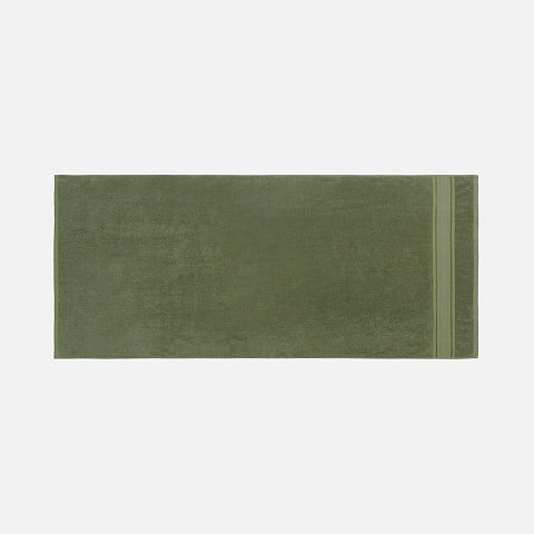 Полотенце махровое Terrychic, среднее, зеленое - рис 3.