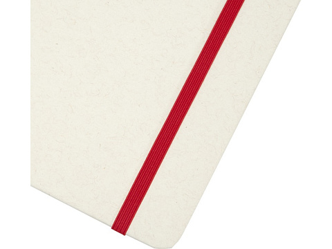 Bass блокнот формата А5 из переработанных материалов, с линованными страницами - Красный - рис 5.