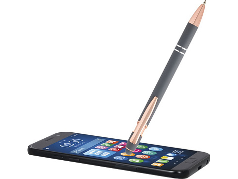 Nanna шариковая ручка с отделкой из розового золота - Twilight Grey (черные чернила) - рис 5.