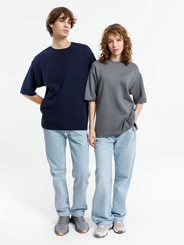 Джемпер с коротким рукавом Siluetti Volumica, темно-синий - рис 10.