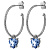 Серьги ELANA SS LIGHT BLUE - миниатюра - рис 4.