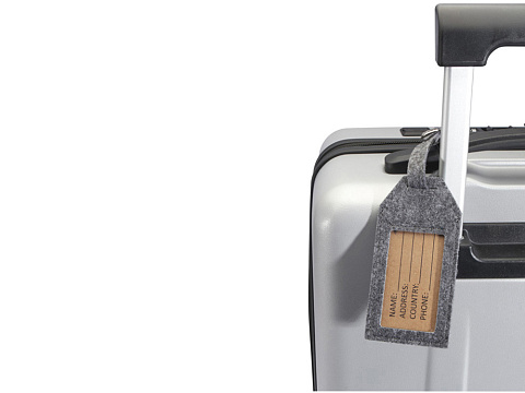 Багажная бирка Tie - Серый - рис 4.