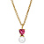 Колье COLUME SG ROSE / WHITE PEARL - миниатюра - рис 4.