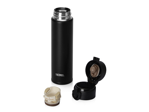 Термос из нерж. стали тм THERMOS JNI-402 ALB SS Vac. Insulated Flask,400ml, черный - рис 3.