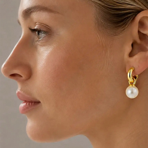 Серьги LONA SG WHITE PEARL - рис 2.