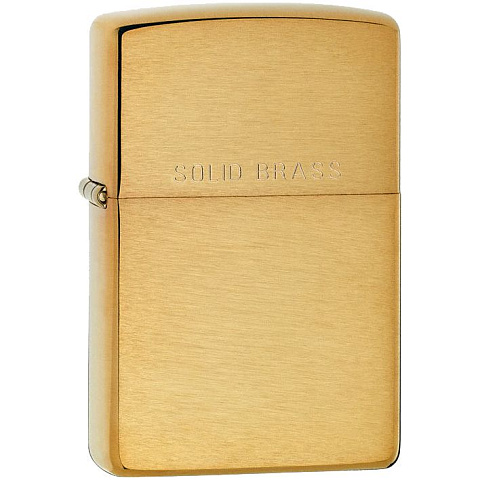 Зажигалка Zippo Classic Brushed, золотистая - рис 2.