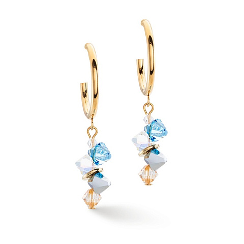 Серьги Aqua Coeur de Lion 4639/21-2000 - рис 3.