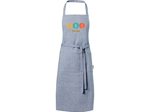 Pheebs 200 g/m2 recycled cotton apron, синий - рис 4.