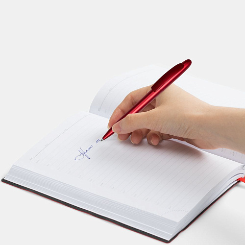 Ручка шариковая Moor Silver, ver.2, красный металлик - рис 5.