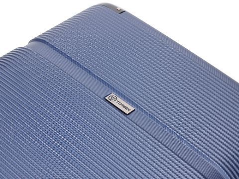 Чемодан TORBER ОНЕГА, синий, ABS-пластик, 79,5 х 51 х 29 см, 103 л - рис 10.