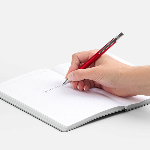 Ручка шариковая SparkLine, темно-красная - рис 5.