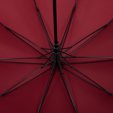 Зонт-трость Abrego, бордовый - рис 4.