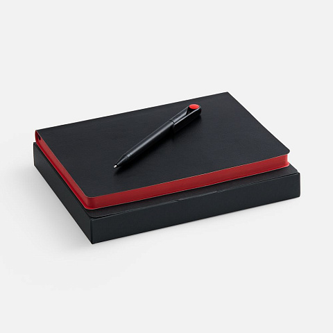 Набор Doppio, черный с красным