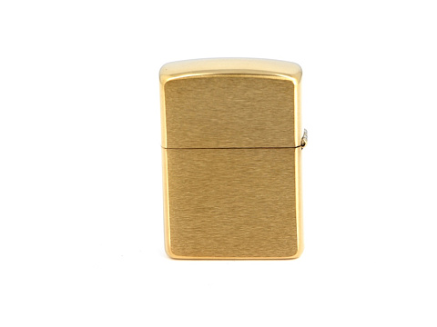 Зажигалка ZIPPO Armor™ с покрытием Brushed Brass, латунь/сталь, золотистая, матовая, 38x13x57 мм - рис 2.