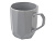 Кружка с гранями Amery, 310мл, серый матовый - миниатюра