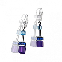 Серьги Blue-Purple Coeur de Lion 2838/20-0708