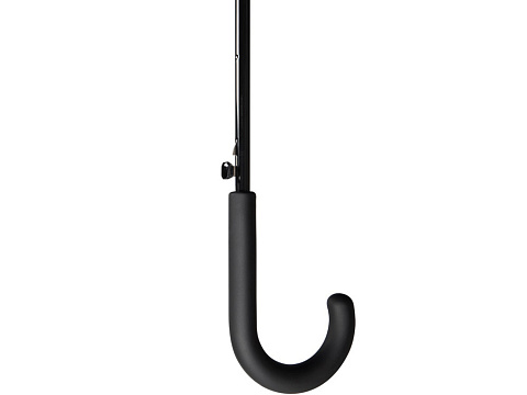 Зонт-трость Reviver с куполом из переработанного пластика, глубокий синий - рис 6.