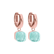 Серьги Firenze soft aqua Qudo *300413 BL/RG
