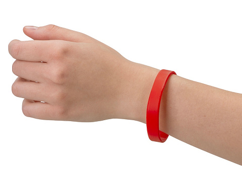 Силиконовый браслет Forest 202*12 мм, красный - рис 3.