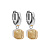 Серьги FIRENZE (S) Champagne Qudo 107000/20-5035 - миниатюра