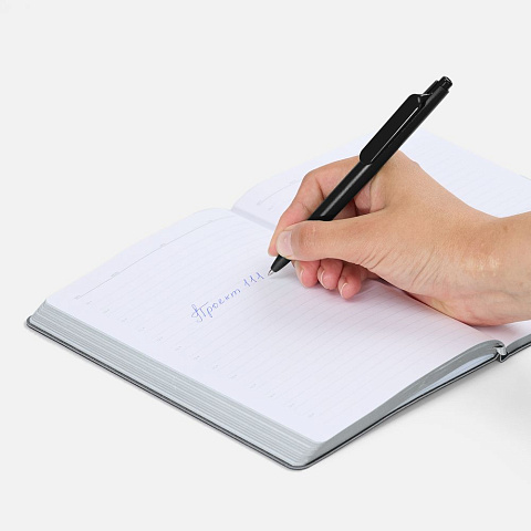 Ручка шариковая Prodir DS11 PMP, черная - рис 7.