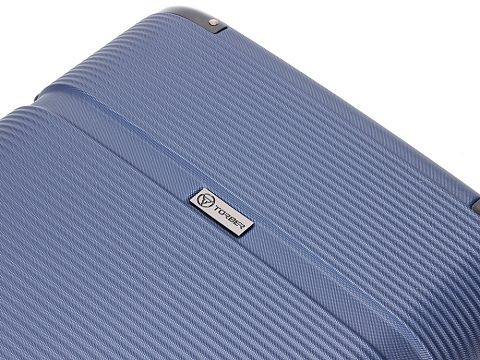 Чемодан TORBER ОНЕГА, синий, ABS-пластик, 69,5 х 46 х 26 см, 69 л - рис 10.