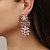 Серьги LILLIAN SS ROSE/CRYSTAL Dyrberg Kern 440079 - миниатюра - рис 2.