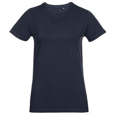 Футболка женская T-bolka Stretch Light Lady, темно-синяя (navy) - рис 2.