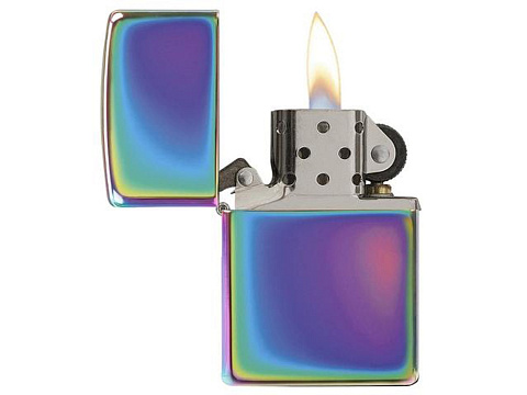 Зажигалка ZIPPO Classic с покрытием Spectrum™, латунь/сталь, разноцветная, глянцевая, 38x13x57 мм - рис 3.