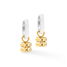 Серьги Silver-Gold Coeur de Lion 0160/21-1716