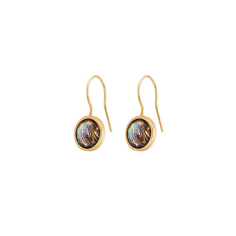 Серьги abalone Possebon A9002.14 M/G