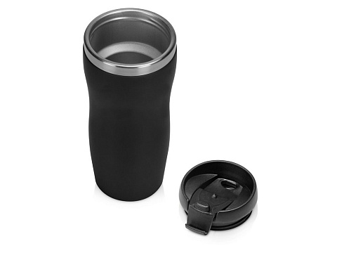 Термокружка Double wall mug C1, soft touch, 350 мл, черный - рис 2.