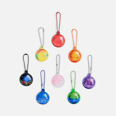 Стикерпак UV-DTF Round, елочные шары - рис 6.