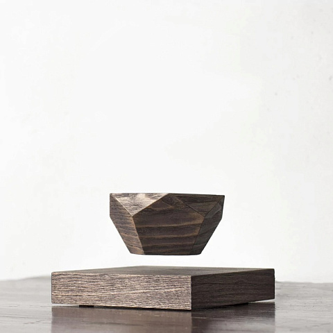 Левитационный горшок LePlant Wood венге (бонсай) - рис 2.