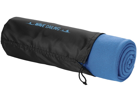 Плед Huggy в чехле 150 x 120 см - Process blue - рис 4.