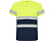 Футболка Delta мужская, нэйви/неоновый желтый - миниатюра