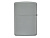 Зажигалка ZIPPO Classic с покрытием Flat Grey, латунь/сталь, серая, глянцевая, 38x13x57 мм - миниатюра - рис 3.