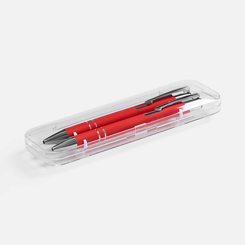 Набор из 2 ручек Keskus Soft Touch, красный - рис 4.